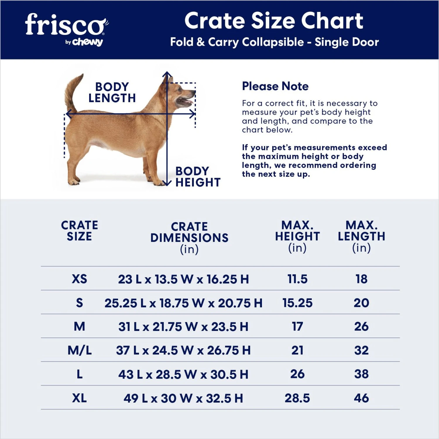 Frisco Heavy Duty Fold & Carry Single Door Collapsible Wire Dog Crate Frisco Heavy Duty Fold & Carry Single Door Collapsible Wire Dog Crate -Pet Store 109783 PT2. AC SS1800 V1667228771