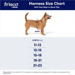 Frisco Small Breed Soft Vest Step In Back Clip Dog Harness -Pet Store 139821 PT2. AC SS1800 V1673964206