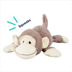 Frisco Monkey Plush Squeaky Dog Toy -Pet Store 147043 PT2. AC SS1800 V1686580081