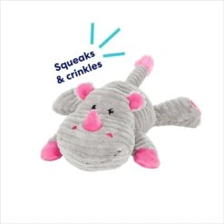 Frisco Rhino Corduroy Plush Squeaky Dog Toy -Pet Store 152828 PT2. AC SS1800 V1695671061