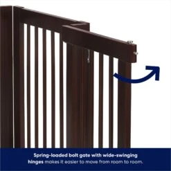 Frisco Deluxe Configurable 4-Panel Wood Dog Gate -Pet Store 156793 PT4. AC SS1800 V1666119140