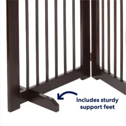 Frisco Deluxe Configurable 4-Panel Wood Dog Gate -Pet Store 156793 PT6. AC SS1800 V1666119641