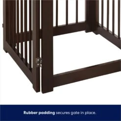 Frisco Deluxe Configurable 4-Panel Wood Dog Gate -Pet Store 156793 PT7. AC SS1800 V1671203056