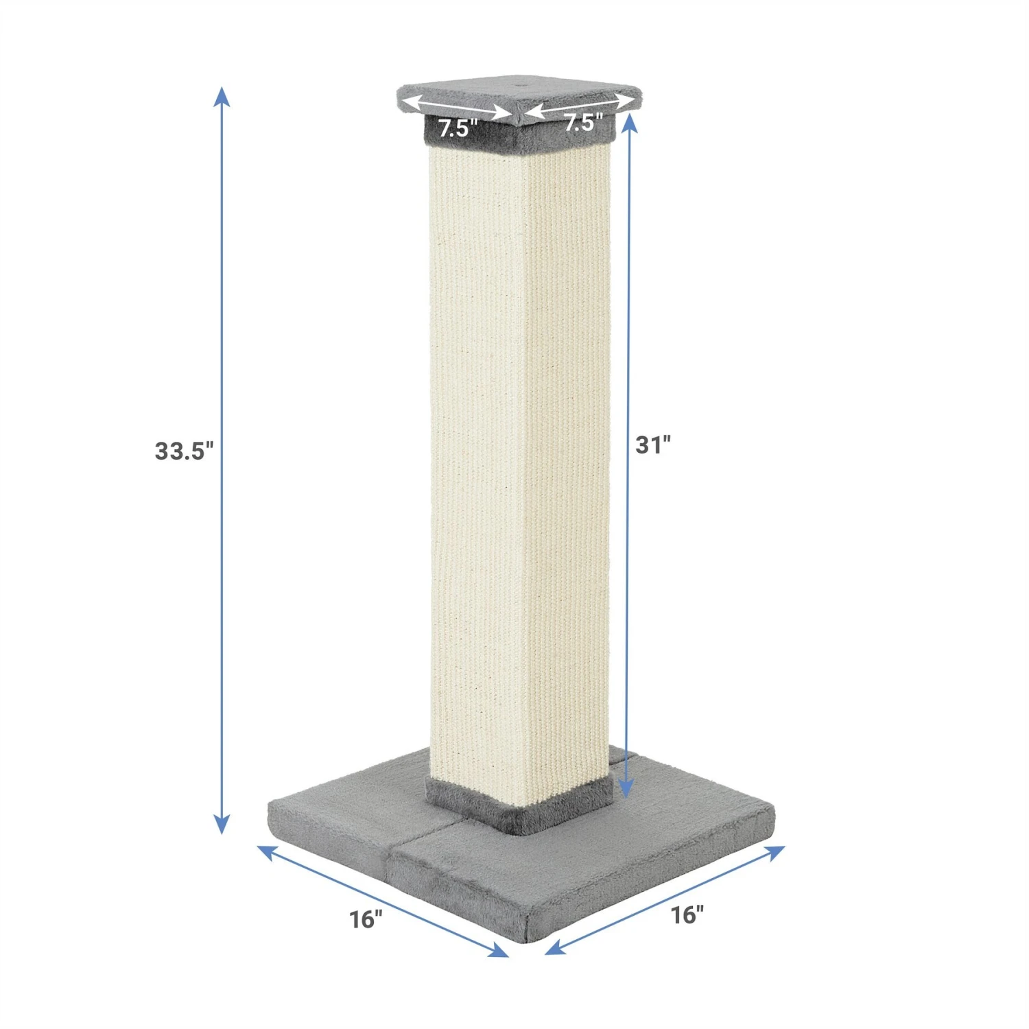 Frisco 33.5-in Sisal Cat Scratching Post Frisco 33.5-in Sisal Cat Scratching Post -Pet Store 163749 PT1. AC SS1800 V1584452056