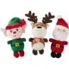 Frisco Holiday Santa's Helpers Plush Squeaky Dog Toy, 3 Count 1 Frisco Holiday Santa's Helpers Plush Squeaky Dog Toy, 3 Count -Pet Store 164633 MAIN. AC SS1800 V1694813220