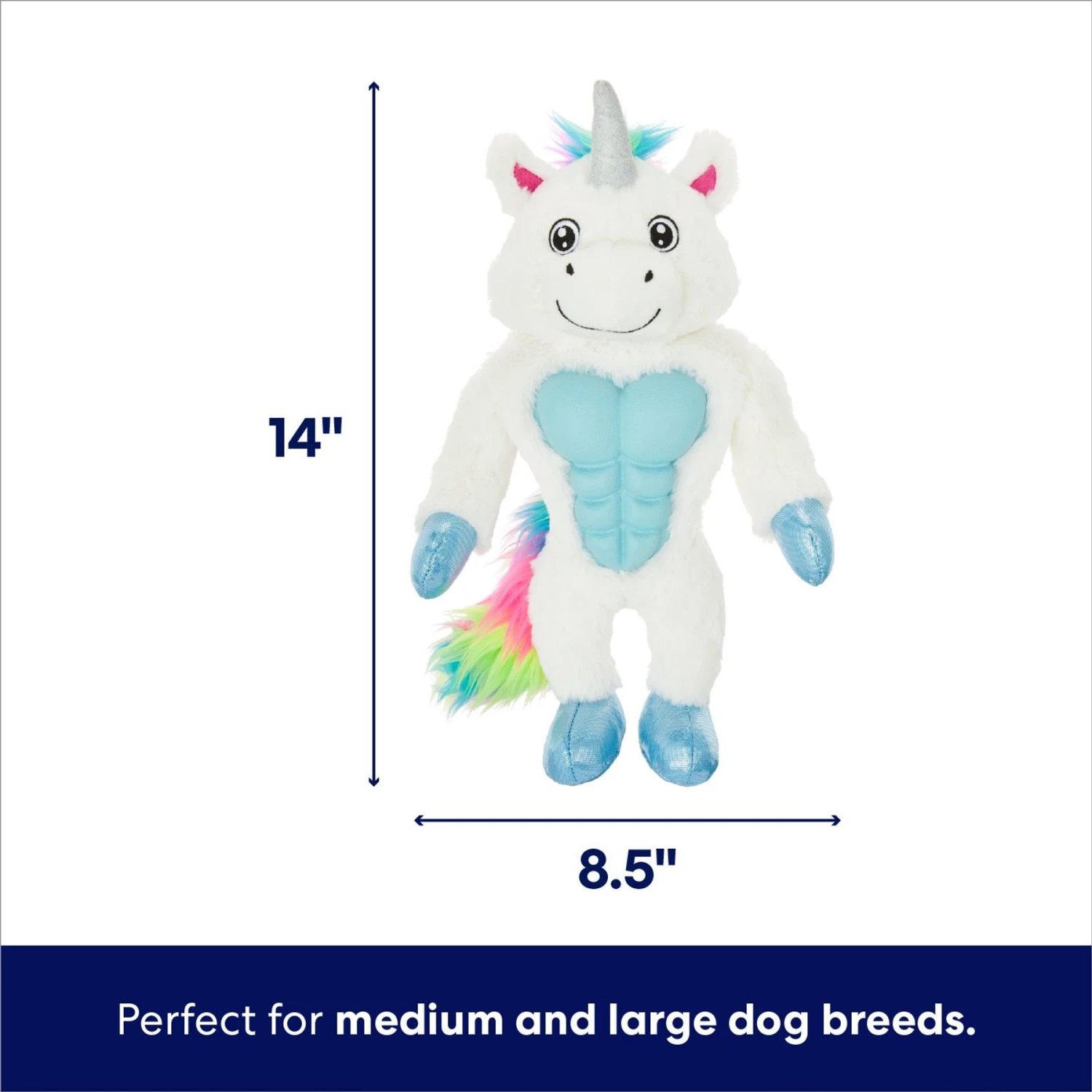 Frisco Unicorn Muscle Plush Squeaky Dog Toy Frisco Unicorn Muscle Plush Squeaky Dog Toy -Pet Store 174717 PT1. AC SS1800 V1695748410