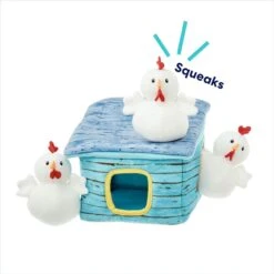 Frisco Chicken Coop Hide & Seek Puzzle Plush Squeaky Dog Toy 5 Frisco Chicken Coop Hide & Seek Puzzle Plush Squeaky Dog Toy -Pet Store 174755 PT3. AC SS1800 V1691783971
