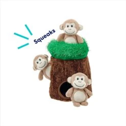 Frisco Monkeys In Tree Hide & Seek Puzzle Plush Squeaky Dog Toy 5 Frisco Monkeys In Tree Hide & Seek Puzzle Plush Squeaky Dog Toy -Pet Store 174759 PT3. AC SS1800 V1698345474