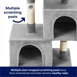 Frisco 33-in Faux Fur Cat Tree & Condo -Pet Store 180389 PT2. AC SS1800 V1667227240