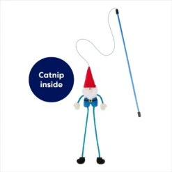Frisco Gnome Teaser Wand Cat Toy With Catnip -Pet Store 204545 PT2. AC SS1800 V1686579199