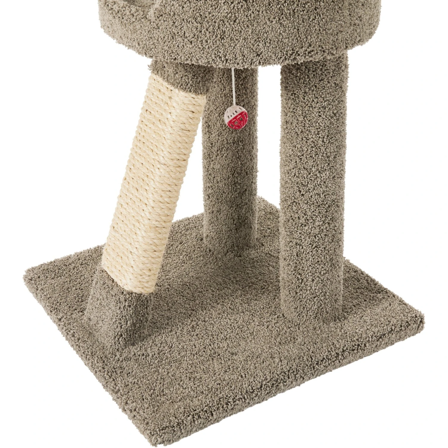 Frisco 24-in Real Carpet Cat Scratching Perch with Toy Frisco 24-in Real Carpet Cat Scratching Perch With Toy -Pet Store 208960 PT4. AC SS1800 V1589221657