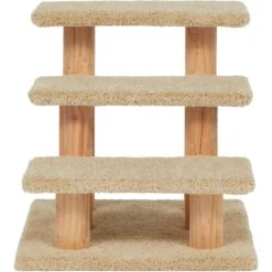 Frisco 20-in 3-Step Real Carpet Wooden Cat Steps 4 Frisco 20-in 3-Step Real Carpet Wooden Cat Steps -Pet Store 208966 PT3. AC SS1800 V1589221686