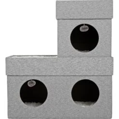 Frisco Double Cube Stackable And Collapsible Cat Condo -Pet Store 214369 PT6. AC SS1800 V1589908944