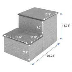 Frisco Collapsible Cat & Dog Stairs & Storage -Pet Store 214371 PT1. AC SS1800 V1603932744