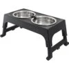 Frisco Stainless Steel Bowls With Adjustable Elevated Holder -Pet Store 216015 MAIN. AC SS1800 V1591020379