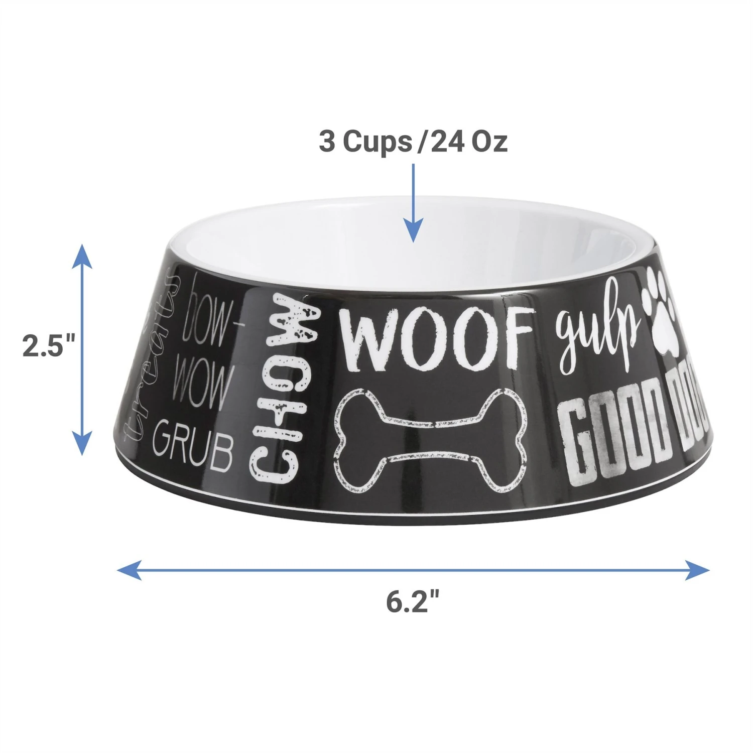 Frisco Doggie Melamine Bowl Frisco Doggie Melamine Bowl -Pet Store 216062 PT1. AC SS1800 V1600374066