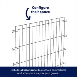 Frisco Heavy Duty Enhanced Lock Double Door Fold & Carry Wire Dog Crate & Mat Kit -Pet Store 233736 PT6. AC SS1800 V1671661487