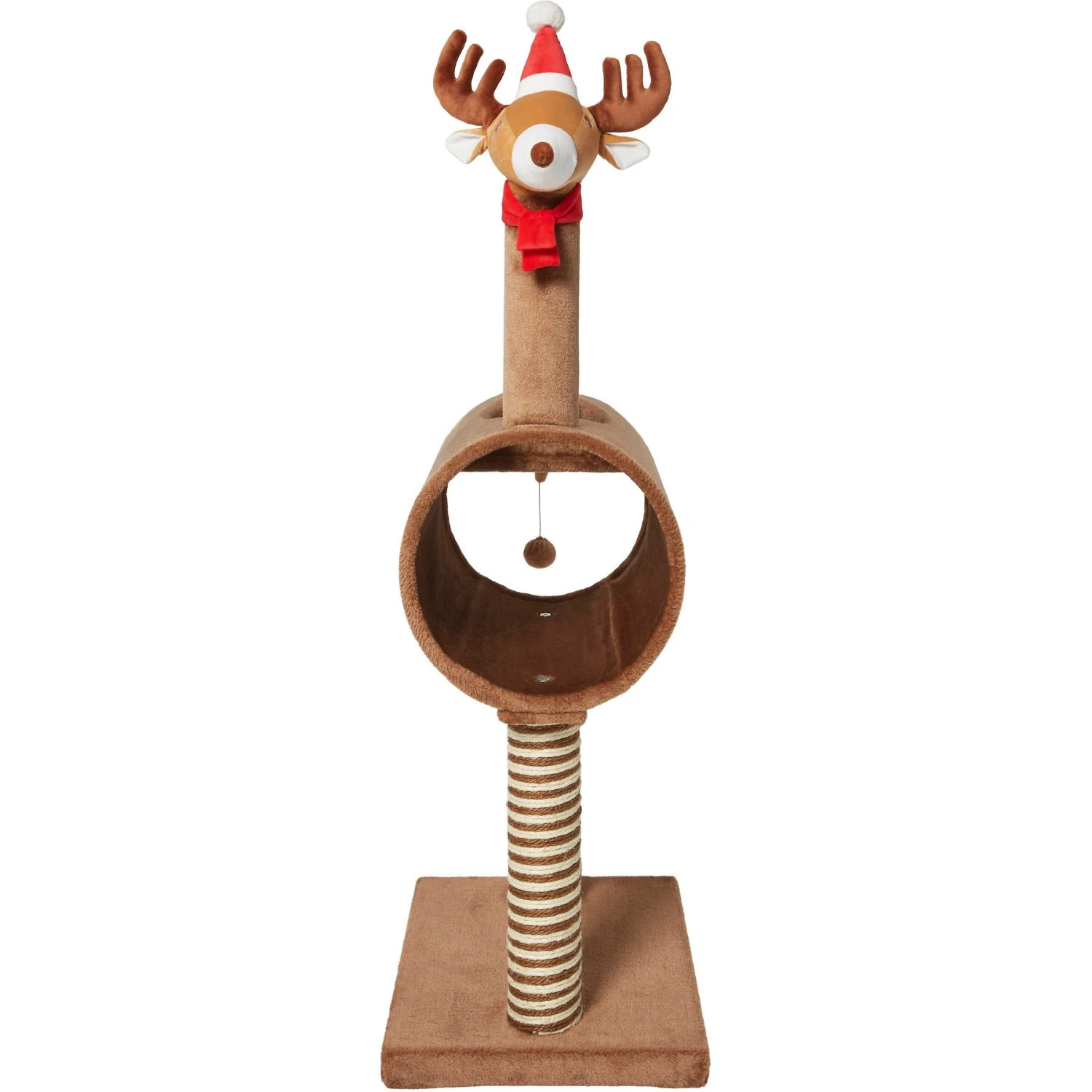 Frisco Holiday 52.3-in Reindeer Cat Scratching Post & Tunnel Frisco Holiday 52.3-in Reindeer Cat Scratching Post & Tunnel -Pet Store 236569 PT3. AC SS1800 V1601332856
