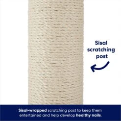 Frisco 35-in Heavy Duty Sisal Cat Scratching Post With Toy -Pet Store 238150 PT2. AC SS1800 V1667227026