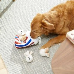 Frisco Zoomies & Chill Popcorn Hide & Seek Puzzle Plush Squeaky Dog Toy -Pet Store 241679 PT6. AC SS1800 V1610756768