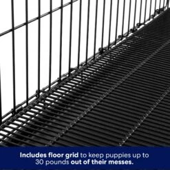 Frisco Heavy Duty All-in-1 Multi-Stage 3 Door Collapsible Wire Dog Crate -Pet Store 247915 PT3. AC SS1800 V1609194742
