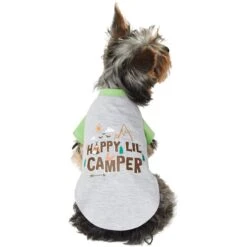 Frisco Happy Lil' Camper Dog & Cat T-Shirt -Pet Store 248789 PT3. AC SS1800 V1673303460