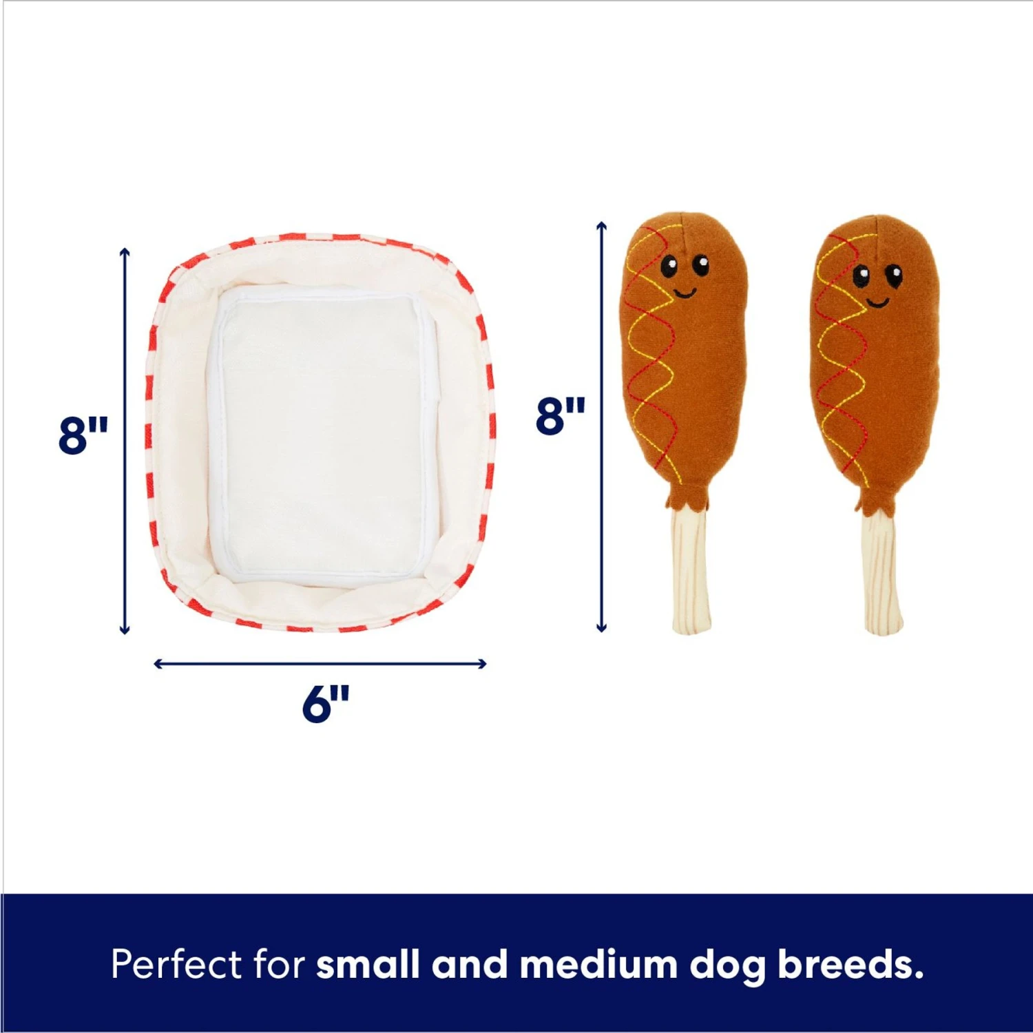 Frisco Corndog Interactive Plush Squeaky Dog Toy Frisco Corndog Interactive Plush Squeaky Dog Toy -Pet Store 252746 PT1. AC SS1800 V1695760929