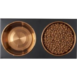Frisco Copper Stainless Steel Elevated Foldable Double Dog & Cat Bowls 7 Frisco Copper Stainless Steel Elevated Foldable Double Dog & Cat Bowls -Pet Store 253060 PT5. AC SS1800 V1616595415