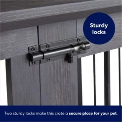 Frisco "Broadway" Dog Crate Credenza & Mat Kit -Pet Store 255324 PT5. AC SS1800 V1667228604