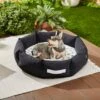 Frisco Indoor/Outdoor Deep Dish Cuddler Bolster Cat & Dog Bed -Pet Store 262150 MAIN. AC SS1800 V1619807932