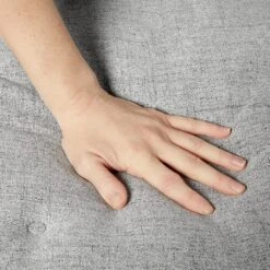 Frisco Faux Linen Corner Personalized Bolster Dog Bed W/Removable Cover, Harbour Blue, XL -Pet Store 262161 PT6. AC SS1800 V1615570057