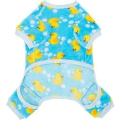 Frisco Dog & Cat Cozy Plush Fleece PJs, Rubber Ducky -Pet Store 268465 PT4. AC SS1800 V1637715994