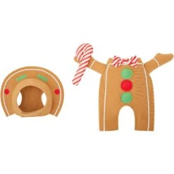 Frisco Front Walking Gingerbread Dog & Cat Costume 5 Frisco Front Walking Gingerbread Dog & Cat Costume -Pet Store 276156 PT4. AC SS1800 V1631569278