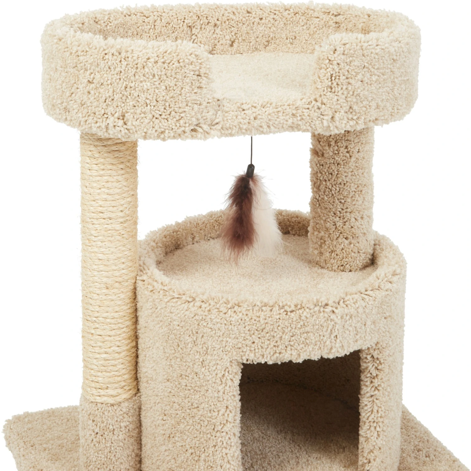Frisco 27-in Real Carpet Cat Tree with Condo and Oval Perch Frisco 27-in Real Carpet Cat Tree With Condo And Oval Perch -Pet Store 282747 PT3. AC SS1800 V1621949602