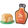 Frisco Fall Pancakes & Maple Syrup Plush Squeaky Dog Toy, 2 Count -Pet Store 285627 MAIN. AC SS1800 V1629726386