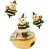 Frisco Holiday Bee Merry Hide & Seek Puzzle Plush Squeaky Dog Toy 2 Frisco Holiday Bee Merry Hide & Seek Puzzle Plush Squeaky Dog Toy -Pet Store 287099 MAIN. AC SS1800 V1694813159