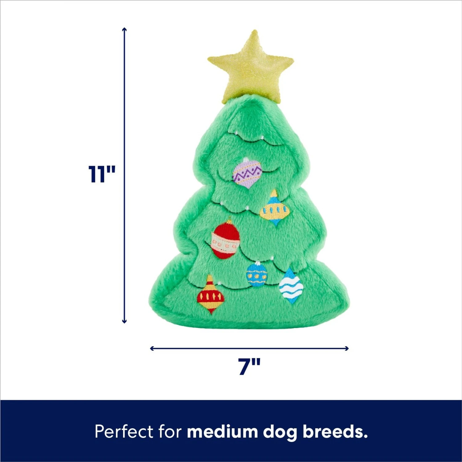 Frisco Holiday Tree Thin Plush Squeaky Dog Toy Frisco Holiday Tree Thin Plush Squeaky Dog Toy -Pet Store 287167 PT1. AC SS1800 V1695043791