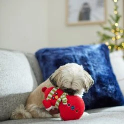Frisco Holiday Naughty Or Nice Snowman Reversible Plush Squeaky Dog Toy -Pet Store 287219 PT3. AC SS1800 V1632774615