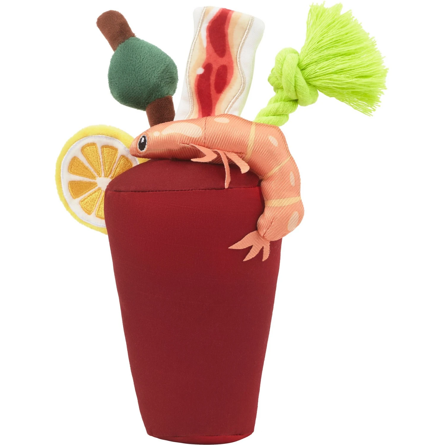 Frisco Brunch Bloody Mary Plush Squeaky Dog Toy Frisco Brunch Bloody Mary Plush Squeaky Dog Toy -Pet Store 297228 MAIN. AC SS1800 V1642086417