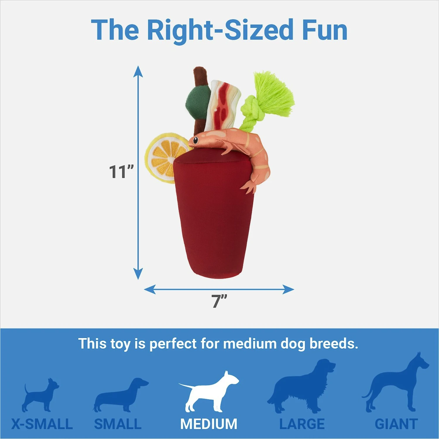 Frisco Brunch Bloody Mary Plush Squeaky Dog Toy Frisco Brunch Bloody Mary Plush Squeaky Dog Toy -Pet Store 297228 PT1. AC SS1800 V1643916406