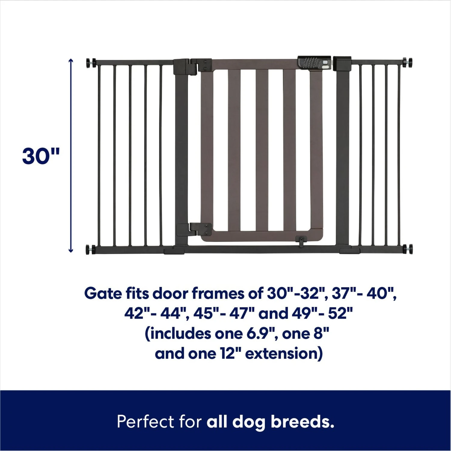 Frisco Wood & Metal Extra Wide Auto-close Dog Gate Frisco Wood & Metal Extra Wide Auto-close Dog Gate -Pet Store 306525 PT1. AC SS1800 V1657656801