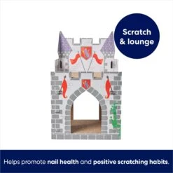 Frisco Castle Cardboard Cat House, 2-Story -Pet Store 308822 PT2. AC SS1800 V1689354927