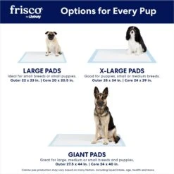Frisco Giant Non-Skid Ultra Premium Dog Training & Potty Pads 4 Frisco Giant Non-Skid Ultra Premium Dog Training & Potty Pads -Pet Store 309754 PT2. AC SS1800 V1674664869