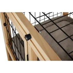 Frisco Collapsible Wood & Wire Cat Cage Playpen, 2 Level -Pet Store 323214 PT5. AC SS1800 V1645480002