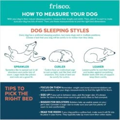 Frisco Farmhouse Rectangular Gusset Dog Bed W/ Removable Cover -Pet Store 333872 PT3. AC SS1800 V1658719999