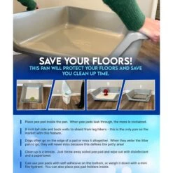 Shirley K's Senior Cat Litter Box, X-Large 7 Shirley K's Senior Cat Litter Box, X-Large -Pet Store 347408 PT5. AC SS1800 V1679682947