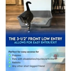 Shirley K's Senior Cat Litter Box, X-Large 9 Shirley K's Senior Cat Litter Box, X-Large -Pet Store 347408 PT7. AC SS1800 V1679682948