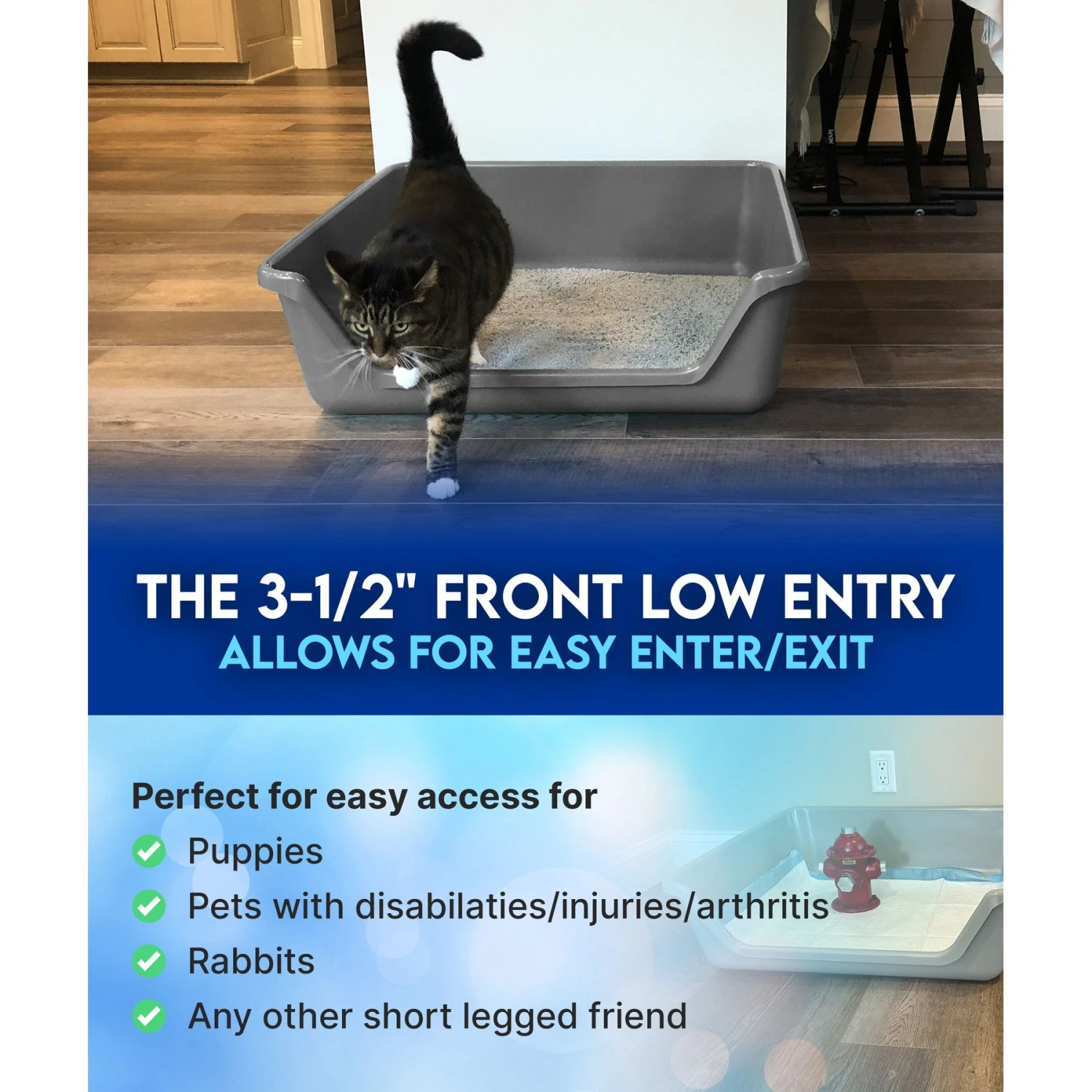 Shirley K's Senior Cat Litter Box, X-Large Shirley K's Senior Cat Litter Box, X-Large -Pet Store 347408 PT7. AC SS1800 V1679682948