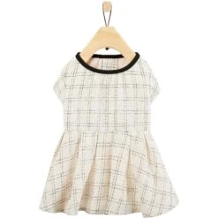 Frisco Tweed Weave Ruffle Skirt Dog & Cat Dress -Pet Store 353649 PT4. AC SS1800 V1659726539