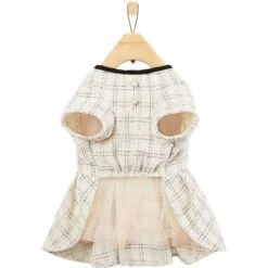 Frisco Tweed Weave Ruffle Skirt Dog & Cat Dress -Pet Store 353649 PT5. AC SS1800 V1659726435